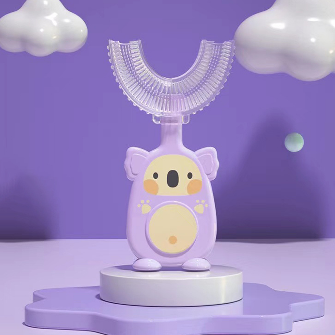 Silicone U-Shaped Sensory Toothbrush for Kids - Koala Toothbrush