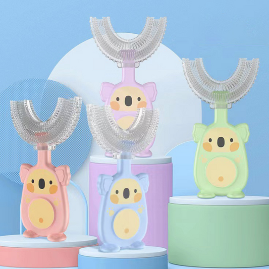 Silicone U-Shaped Sensory Toothbrush for Kids - Koala Toothbrush