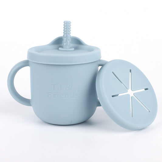 2-in-1 Sippy Cup & Snack Holder