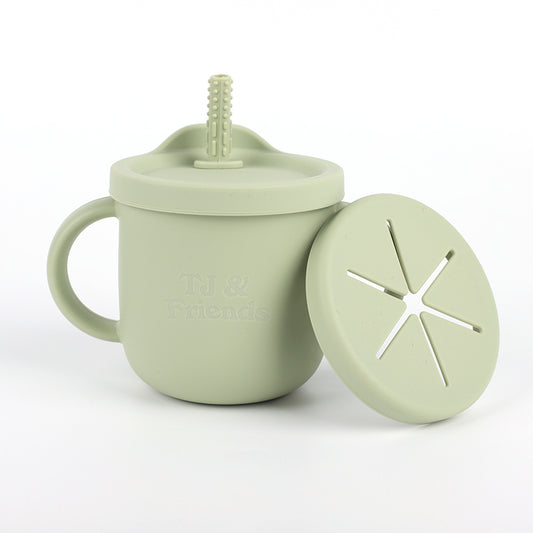 2-in-1 Sippy Cup & Snack Holder