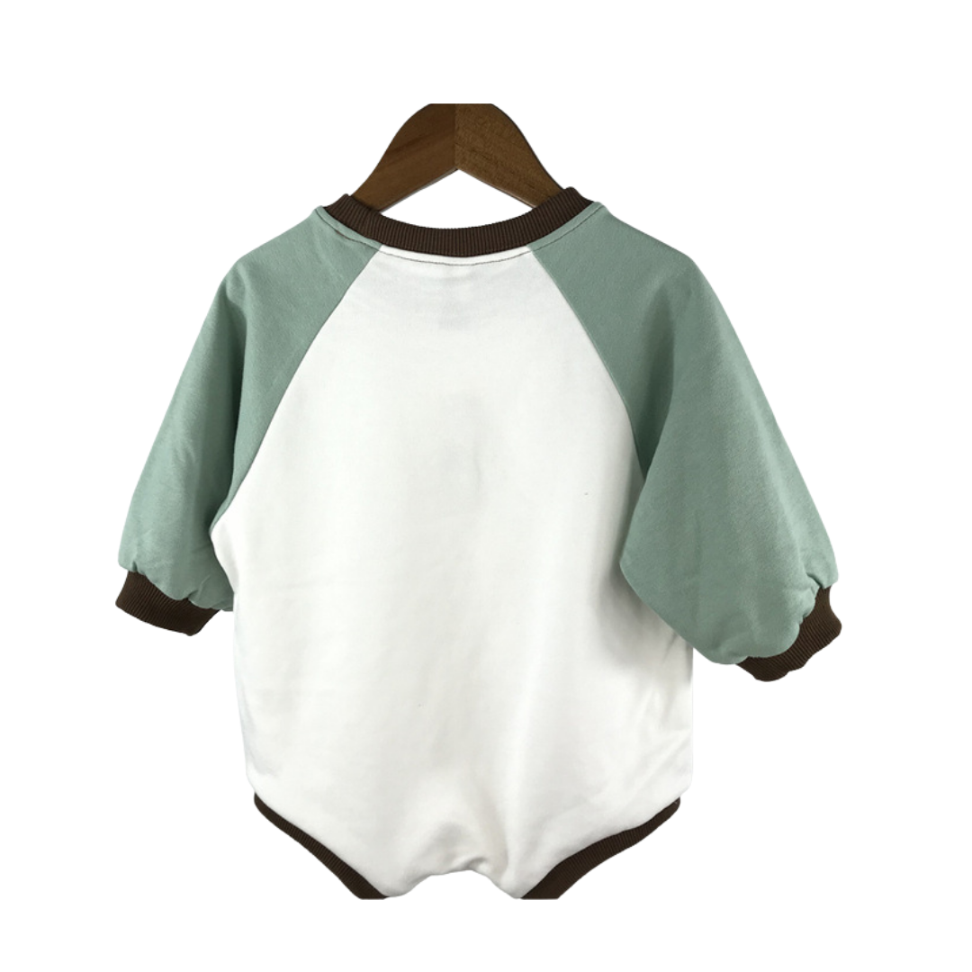 Raglan Sleeve Colour Block Romper