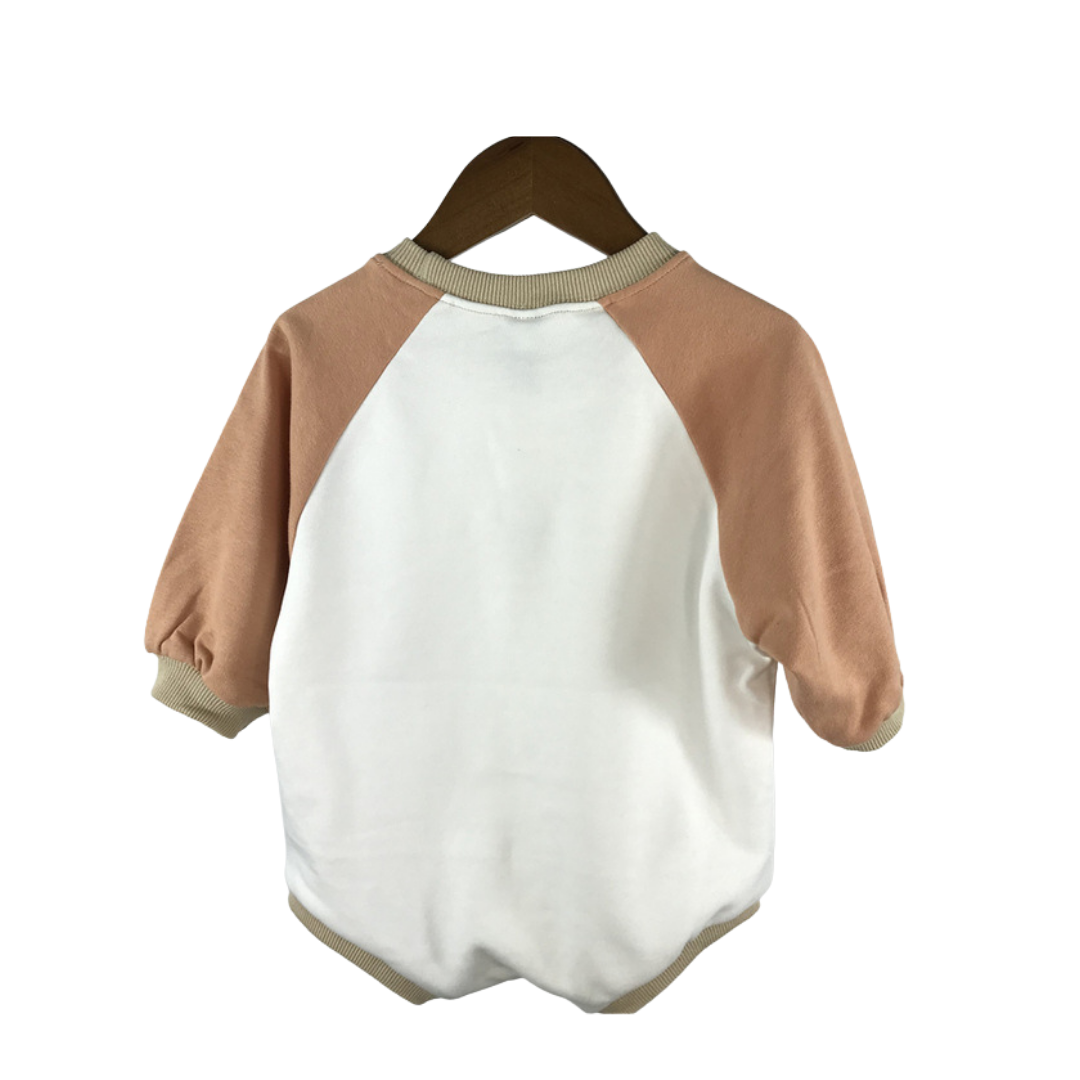 Raglan Sleeve Colour Block Romper