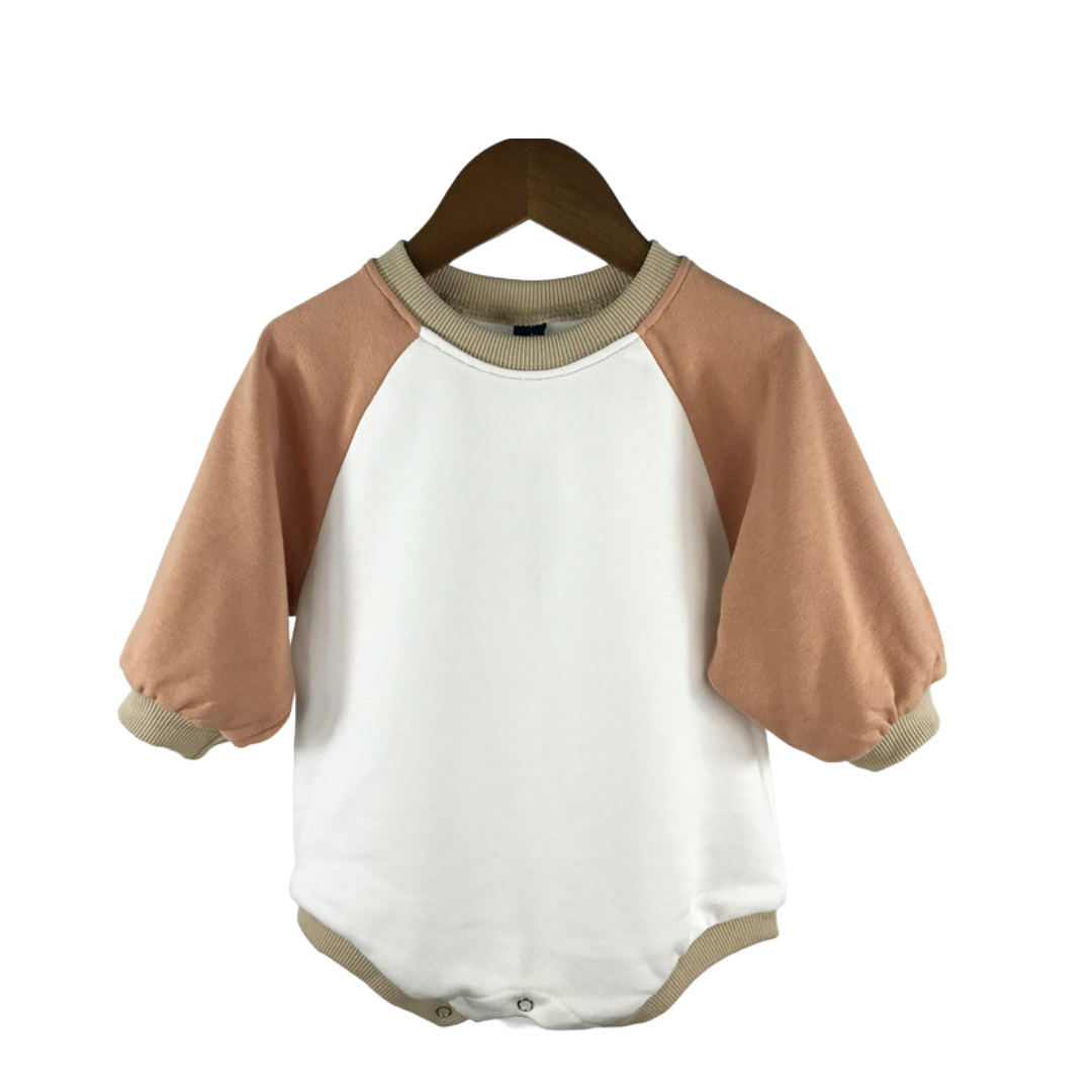 Raglan Sleeve Colour Block Romper